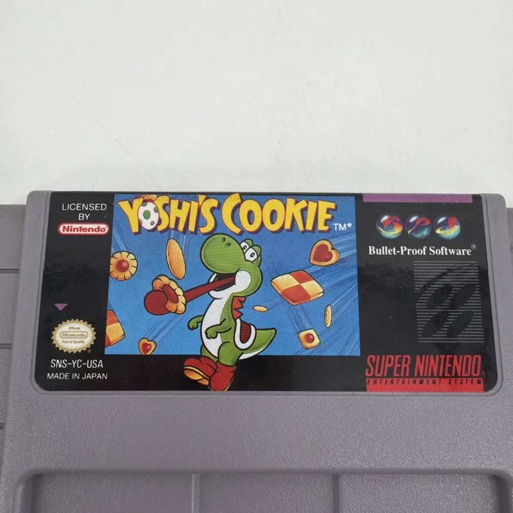 Yoshi's Cookie (Super Nintendo Entertainment System, 1993) Cartridge Only